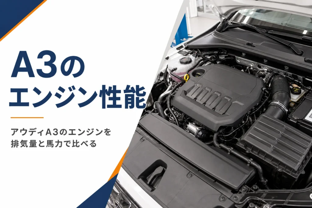 プレミアムコンパクトカーのボンネット内のターボエンジン