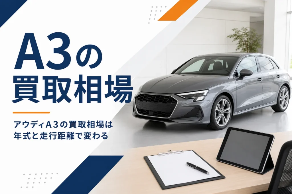 アウディA3の買取査定のイメージ